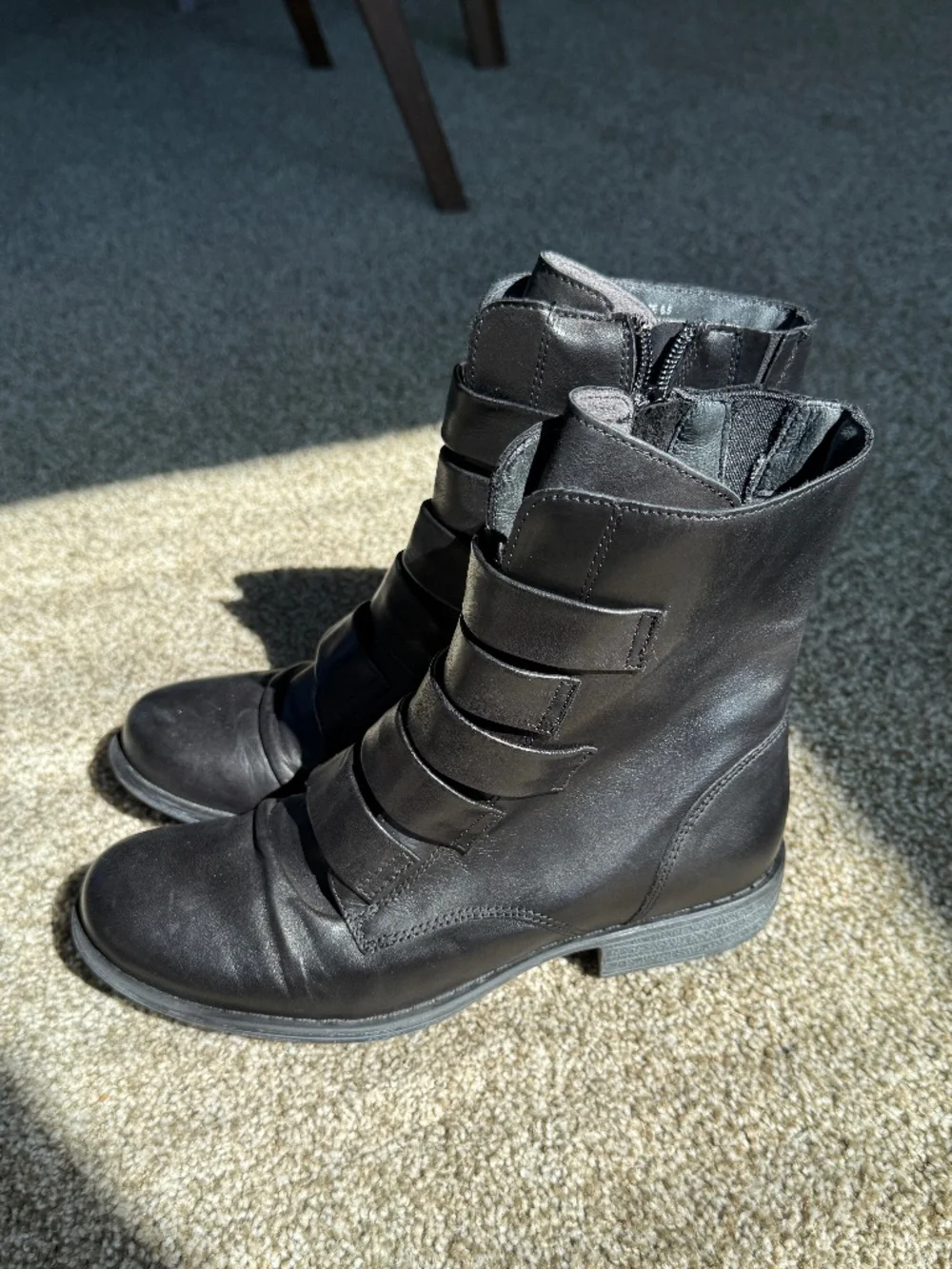 Miz Mooz Leighton mid-calf boot (Women's 6.5, black)